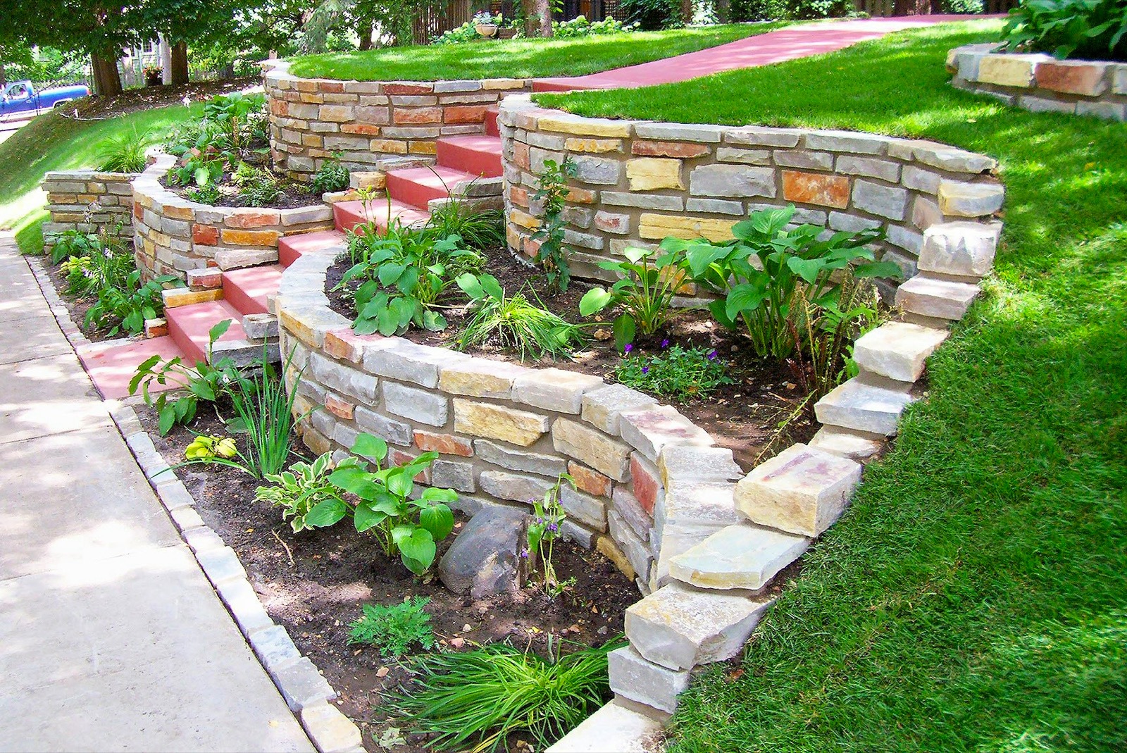 Natural Stone Retaining Walls | CCS - Minneapolis Concrete Contractor ...